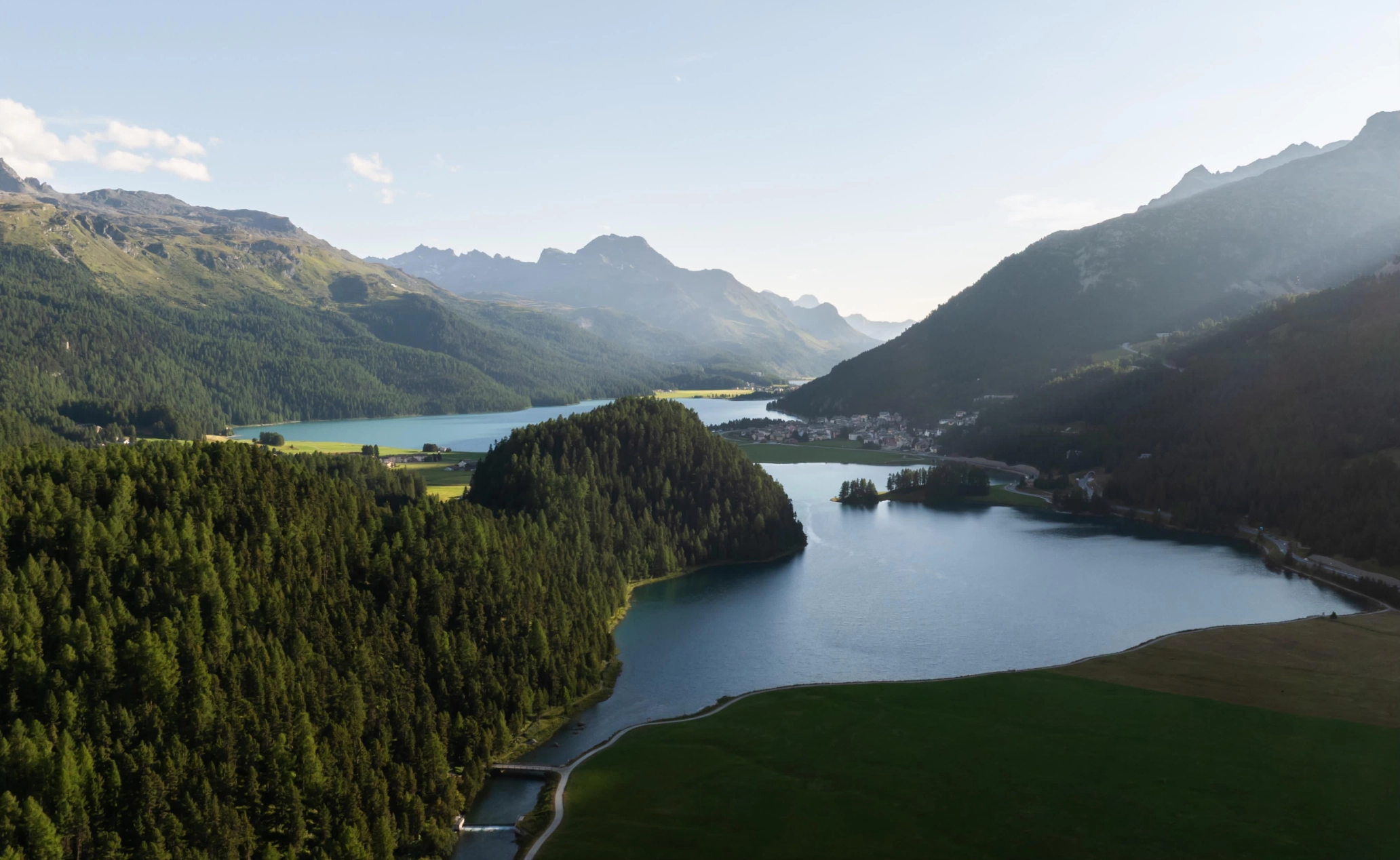 Beautiful valley landscape